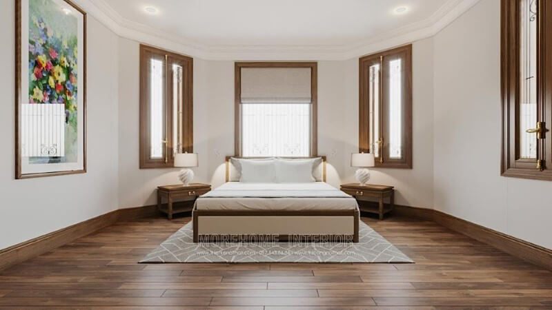 Thiết kế phòng ngủ hiện đại, đơn giản cho biệt thựnhà phố