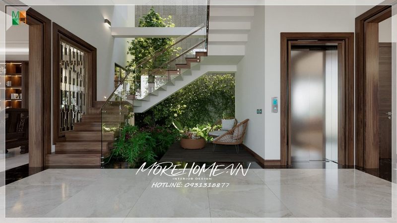 Tô điểm những cây cảnh phủ một màu xanh mát mẻ, tươi mới
