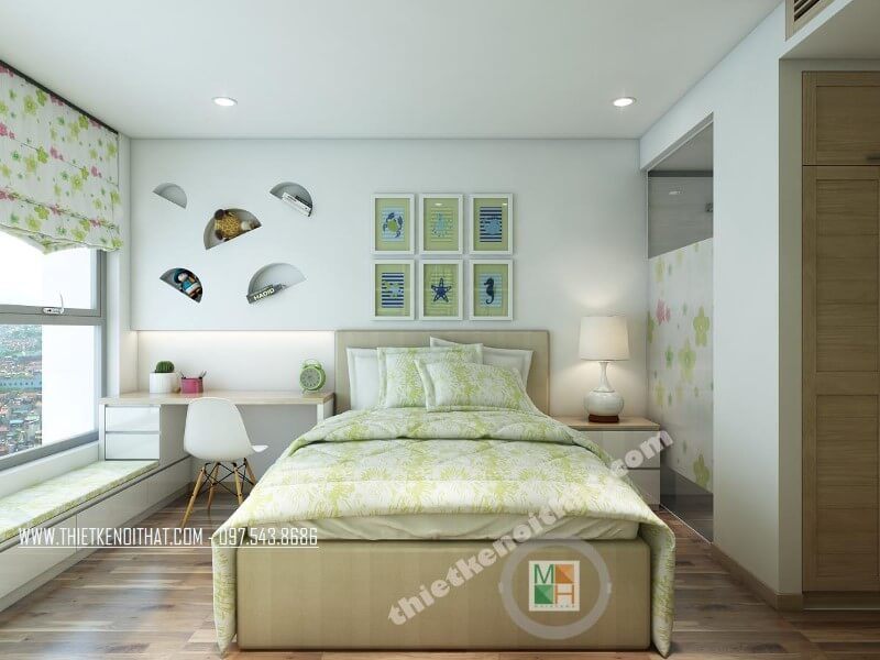 Thiết kế phòng ngủ cho bé cao cấp sử dụng kính cường lực trong suốt là một lựa chọn được ưu ái bởi tính linh hoạt, thẩm mỹ và sự góp phần tạo nên một cảm giác thoải mái cho căn phòng.